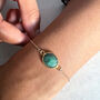 Sterling Silver Emerald Bracelet, thumbnail 3 of 9