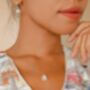 Vachana Shell Lily Sterling Silver Necklace, thumbnail 8 of 10