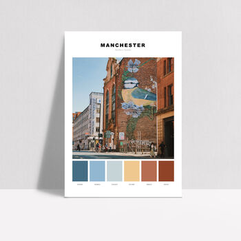 Newton Street Bird, Manchester, Colour Palette Print, 3 of 4