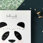 Personalised Panda Baby Birth Print, thumbnail 3 of 3