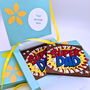 Personalised Super Dad Father's Day Chocolate For Dads, thumbnail 2 of 6