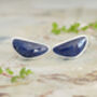 17ct Sapphire Cufflinks In Sterling Silver, thumbnail 1 of 2