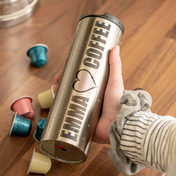 Personalised Stainless Steel Thermos Flask, 3 of 12