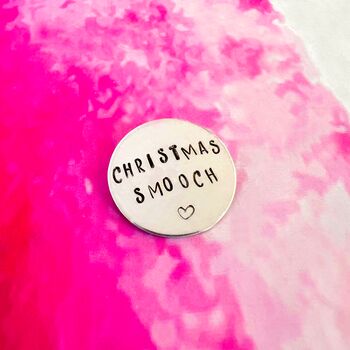 Christmas Smooch Pocket Token Keepsake Gift, 2 of 4