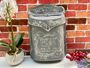 Distressed Grey Zinc Postbox – Wall Mounted Letter Box, thumbnail 1 of 9