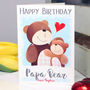 Personalised Daddy Papa Bear Birthday Card, thumbnail 7 of 10