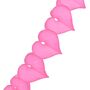 Heart Garland Paper Decoration Candy Pink, thumbnail 2 of 3