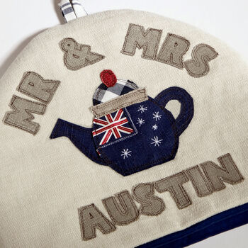 Personalised Australian Tea Pot Cosy Gift, 7 of 12