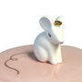 Porcelain Jar With Mouse Lid, thumbnail 4 of 5