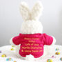 Personalised Easter Bunny Soft Toy, thumbnail 2 of 4