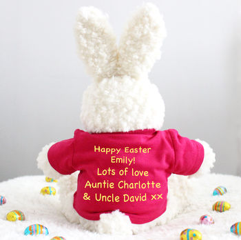 Personalised Easter Bunny Soft Toy, 2 of 4