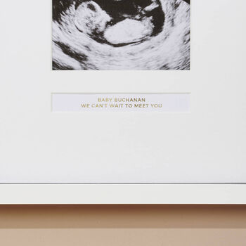 Personalised First Baby Scan Photo Frame, 4 of 5