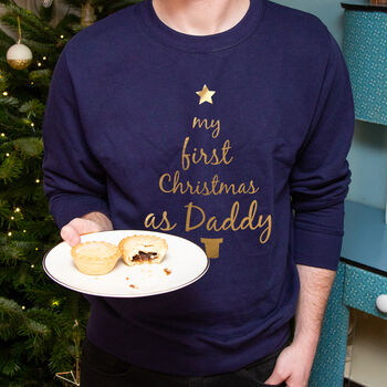 'First Christmas As Daddy' Christmas Jumper, 5 of 9