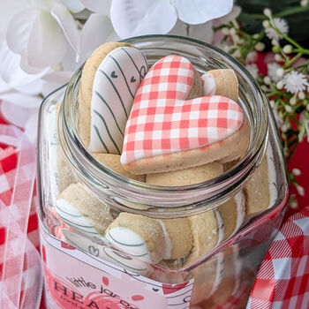 Little Jar Of Hearts Biscuits Gift, Luxury Biscuits, 7 of 9