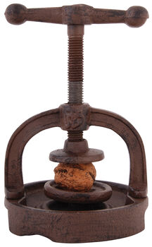 Vintage Style Cast Iron Nutcracker Press Dining Gift, 3 of 4