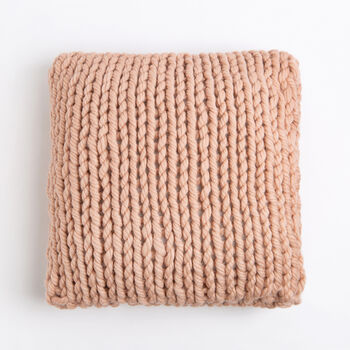 Cuddle Up Cushion Beginner Knitting Kit, 6 of 11