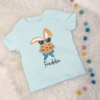 Children's Personalised Easter Bunny T Shirt, 2 of 8