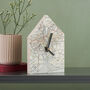 Personalised Map Location House Wall Clock, thumbnail 1 of 9
