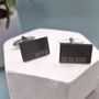 Personalised Initials And Date Cufflinks, thumbnail 2 of 6