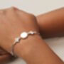 Silver Plated Art Deco Freshwater Pearl Bridal Bracelet, thumbnail 2 of 6
