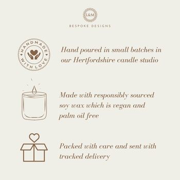 Valentine's Day Gift Personalised Scented Candle, 7 of 8