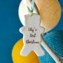 Baby Teddy Christmas Decoration, thumbnail 4 of 4