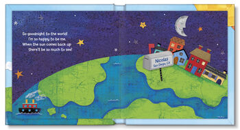 Personalised Children's Book, Hello World! Blue Cover, 11 of 11