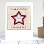 Personalised Star Christmas 2024 Or Happy New Year 2025 Card, thumbnail 1 of 12