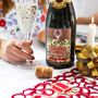 Personalised English Sparkling Wine For Christmas, thumbnail 1 of 4