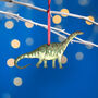 Wooden Jobaria Dinosaur Christmas Tree Decoration, thumbnail 1 of 3