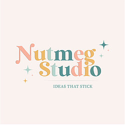 Nutmeg wall stickers Studio logo