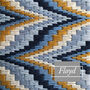 Bargello Tapestry Small Wall Hanging Kit, thumbnail 3 of 5