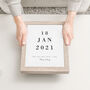 Personalised The Day We Said I Do Print, thumbnail 1 of 4