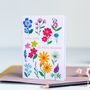 Notebook, A6 Lined, Flower Botanical Illustrations, thumbnail 1 of 3