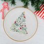 Christmas Tree Embroidery Hoop Kit, thumbnail 1 of 4