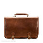 Personalised Two Sectioned Leather Satchel 'Jesolo2', thumbnail 4 of 12