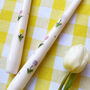 Hand Painted Tulip Tapered Candles, thumbnail 3 of 9