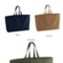 Dad's Need Bags Too Embroidered Oversized Canvas Tote Bag Dad Gift, thumbnail 4 of 6
