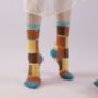 Geometric Print Mid Calf Length Socks, thumbnail 1 of 3