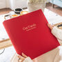 Personalised Large Linen Photo Album For Weddings, Anniversaries And Celebrations, thumbnail 4 of 9