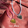 Amulet Charm Pendant On Silk Necklace, thumbnail 8 of 12