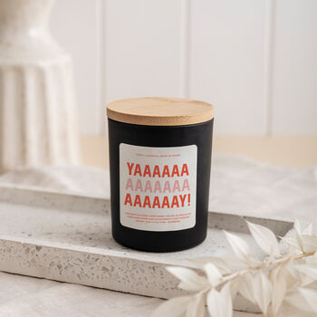 Yay Scented Candle With Your Text. Graduation Gift, 2 of 10