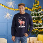 Personalised Cotton Moose Family Adult Christmas Jumper, thumbnail 3 of 6
