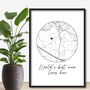 World's Best Mum Personalised Map Print, Personalised Mothers Day Print, Personalised Mothers Day Gift, Custom Home Print For Mum, thumbnail 2 of 3
