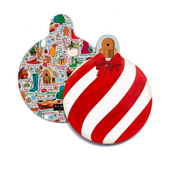 Christmas Bauble Shaped Melamine Chopping Board, 7 of 10
