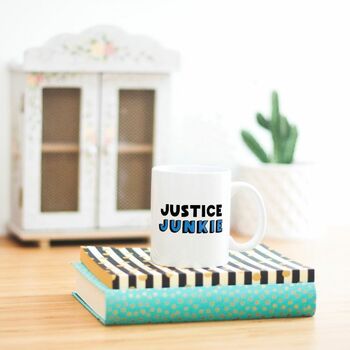 Funny Lawyer Mug | Justice Junkie, 2 of 4