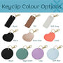 Leather Look Personalised Key Ring Collection, thumbnail 4 of 5