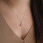 Rainbow Moonstone Star Pendant, thumbnail 3 of 11