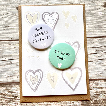 New Parents Mini Magnets Card, 2 of 6
