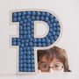 Personalised Initial Felt Ball Wooden Painted Letter, thumbnail 10 of 12